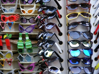 pintar las gafas de sol