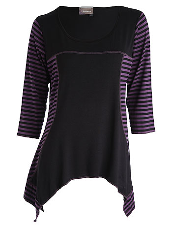 Camiseta con rayas en tallas grandes de Kiabi