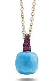 Sé bella con las nuevas joyas con aplicaciones de piedras azules 1