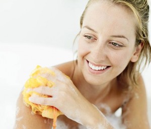 esponja de baño