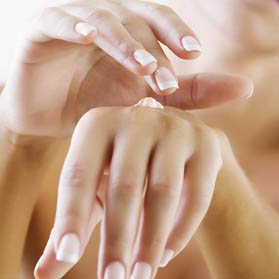 ponerse crema