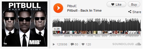 Back in Time de Pitbull banda sonora de Men in Black 3 1