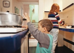accidente en cocina