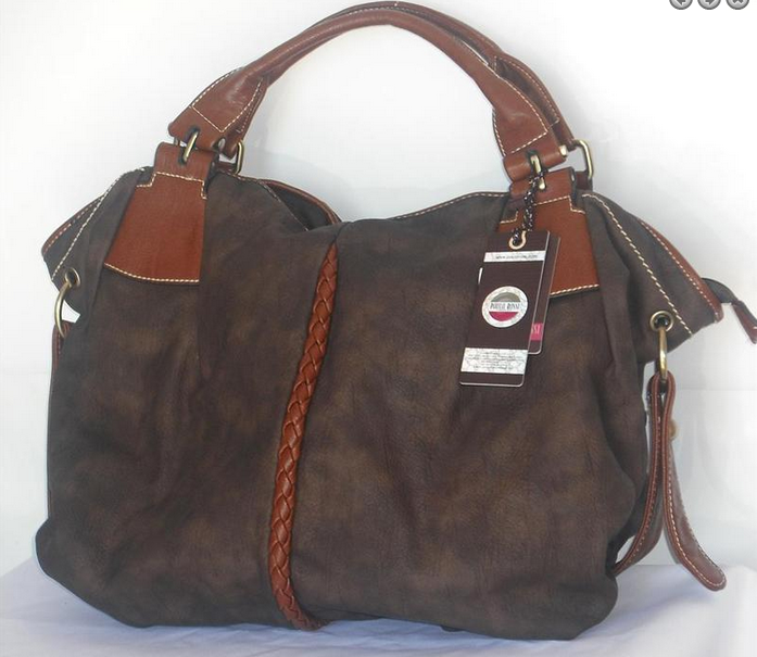 Bolso de napa marrón