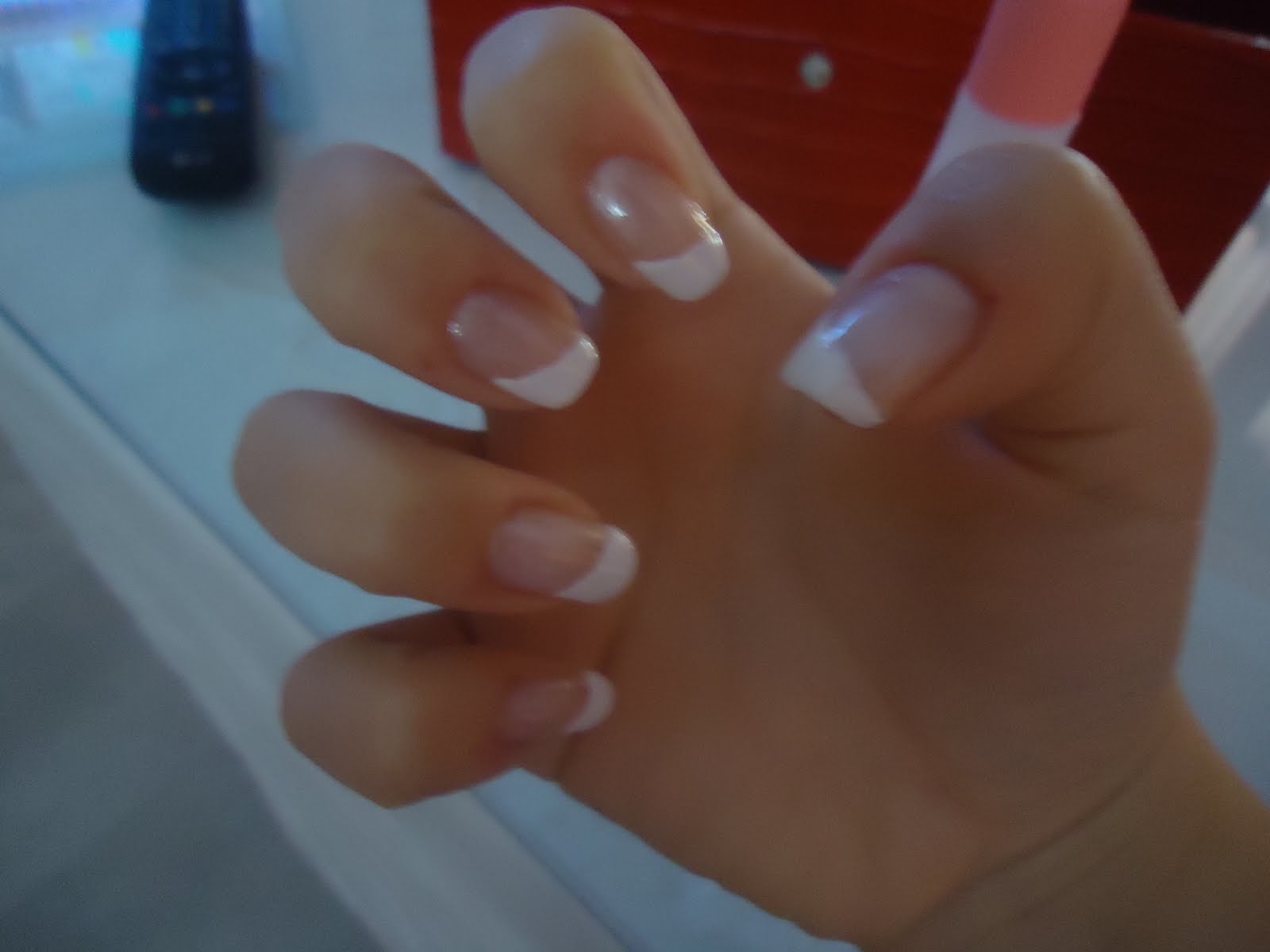 uñas en francesa