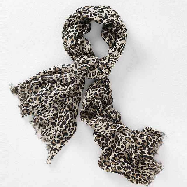 Fular estampado animal print de LaRedoute.es