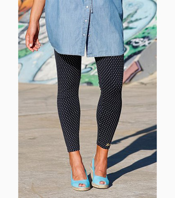 Leggings estampado topos