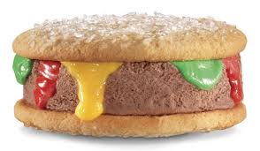 Hamburguesa de helado