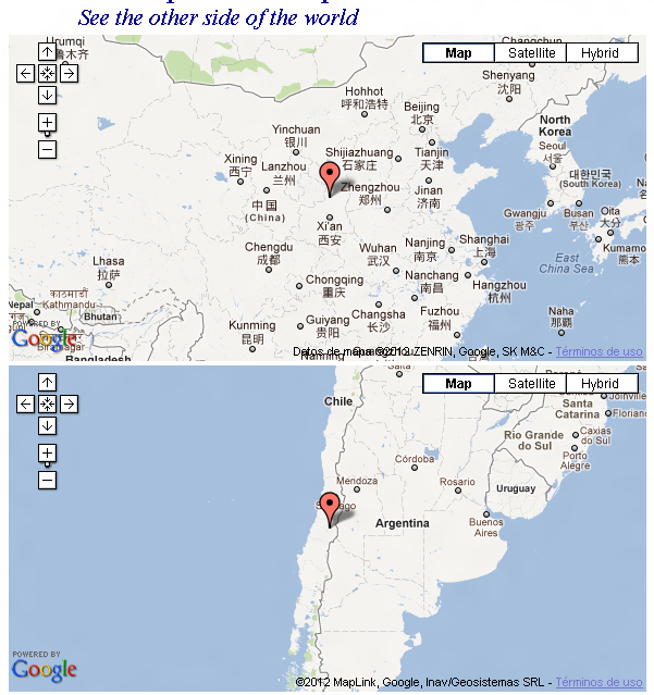 Antipodes Map: Vea lo que está en el otro lado del mundo