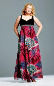 Vestidos estampados de tallas grandes