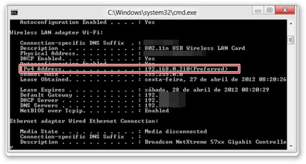 Cómo encontrar su dirección IP en Windows