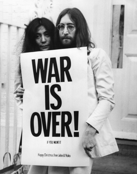 John Lennon y Yoko Ono