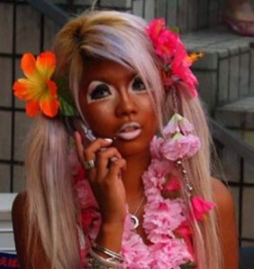 bronceado artificial excesivo