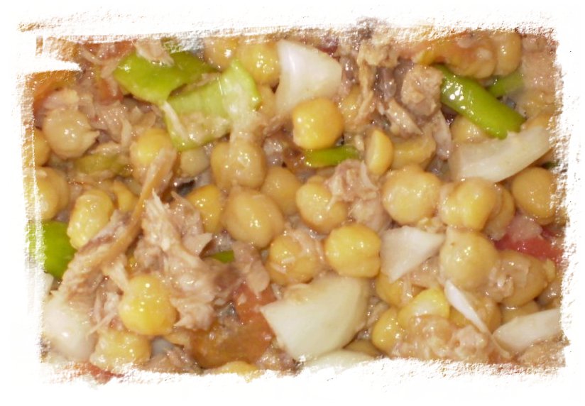 Ensalada de atún y Garbanzos 1