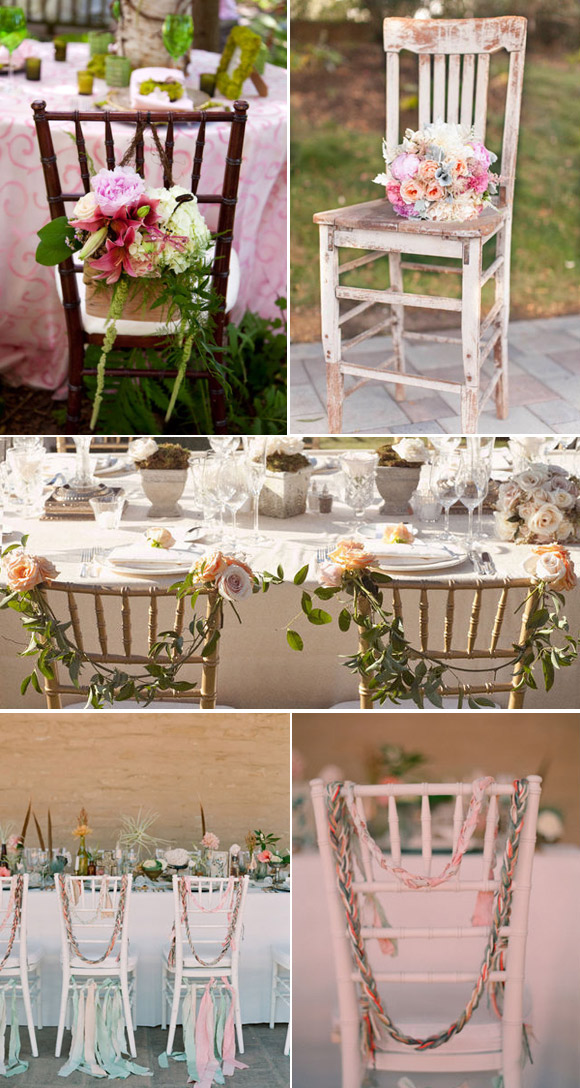 Decorar sillas con flores 1