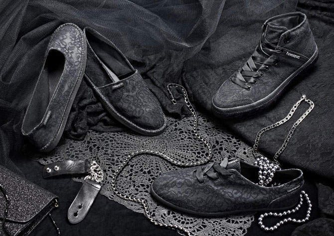 Havaianas - Soul Colecction Lace en color negro