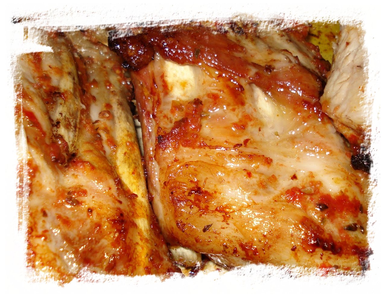 Costillar al horno adobado (segundo plato navidad) 1