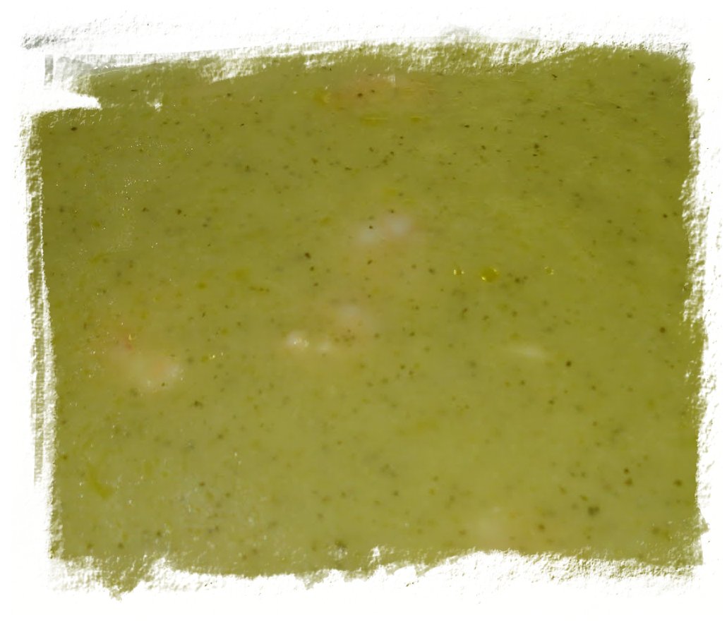 Puré de calabacín con gambas (plato principal navidad) 1