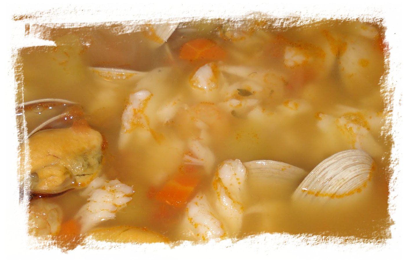 Sopa de Marisco (Plato principal Navidad) 1