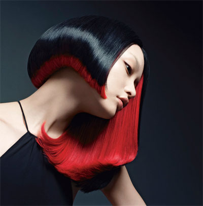 cabello bicolor