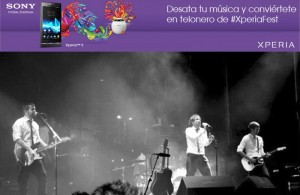 Imagenes promocionales Xperia Fest