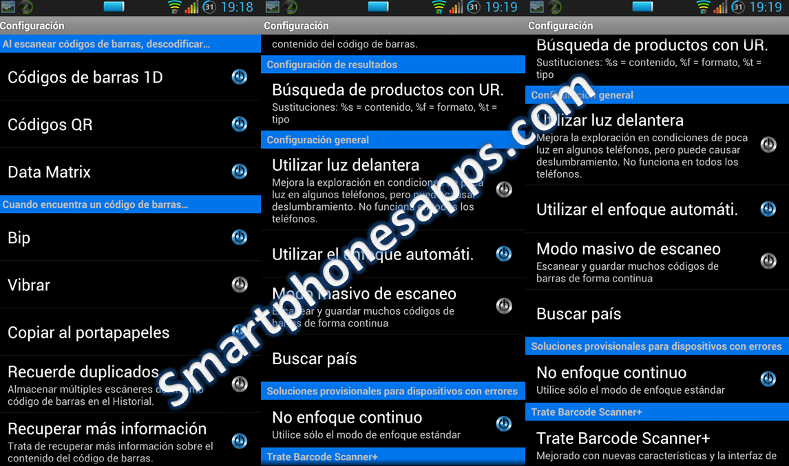 barcode scanner capturas