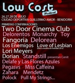 Cartel provisional Low Cost 2013