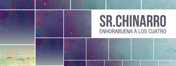 Portada de "Enhorabuena a los cuatro" de Sr. Chinarro
