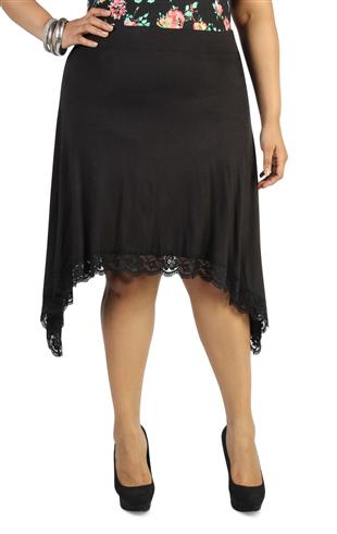 bellas faldas simetricas en tallas plus