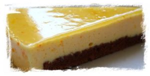 tarta mouse de naranja chocolate