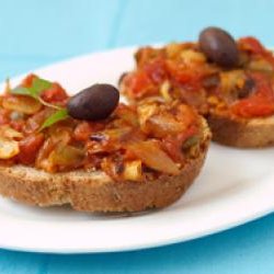 Canapés de pisto, aptos para los menús de la cocina vegetariana 1
