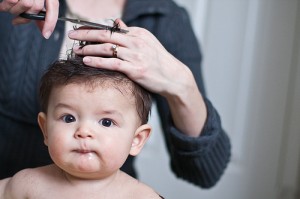 corte cabello bebé