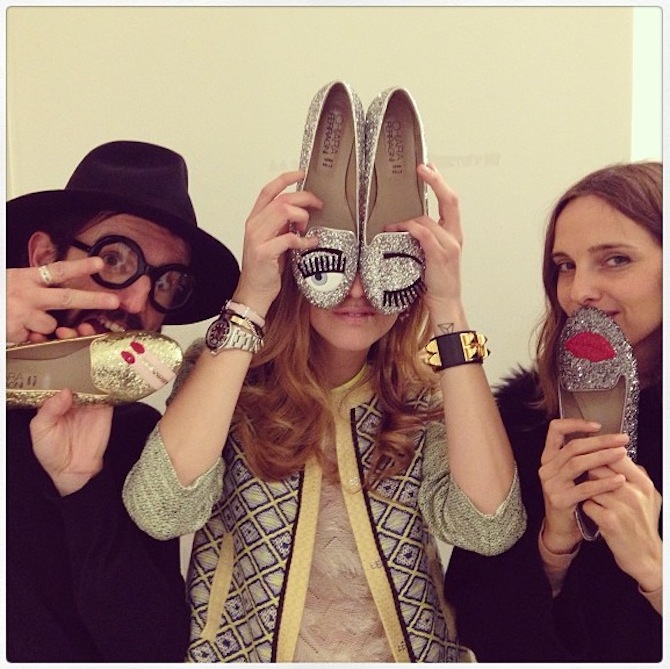 Chiara Ferragni y sus slippers