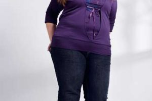 Conjunto de prendas para mujeres con kilitos de más 8