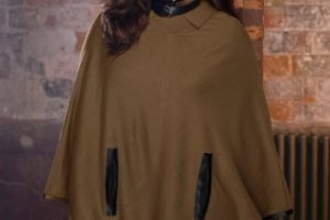 Ponchos de talla plus, una sensación diferente a lo común 10