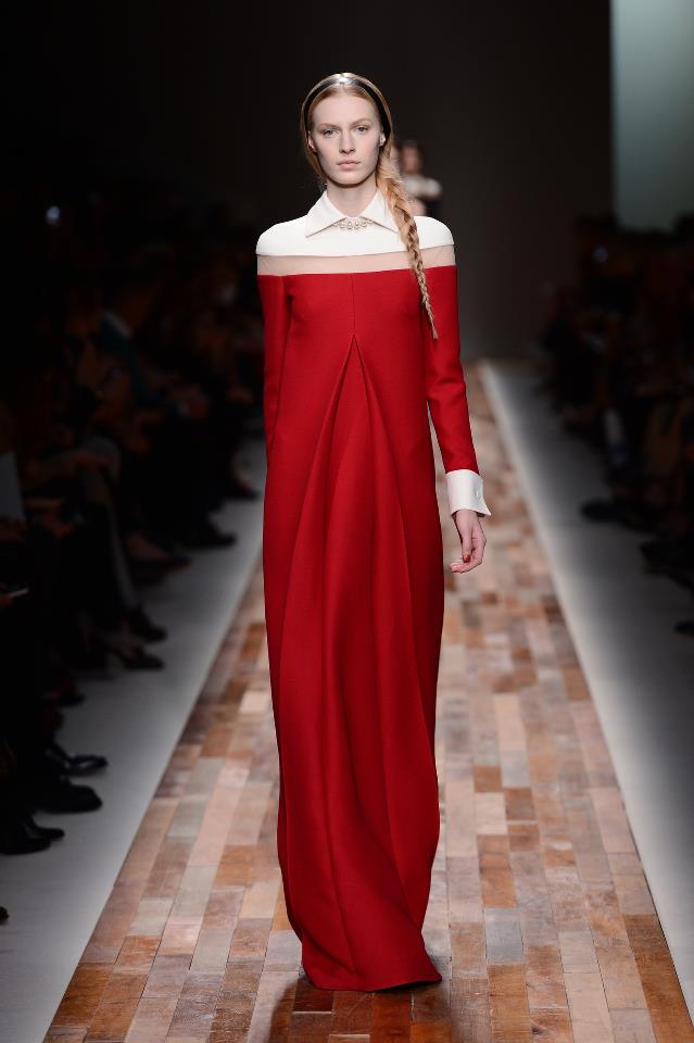 Valentino y la muestra de su colección para el 2013