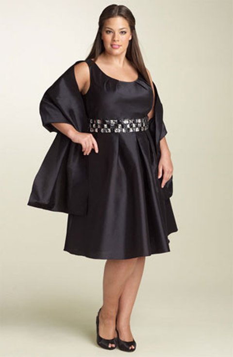 Vestido de noche para gorditas