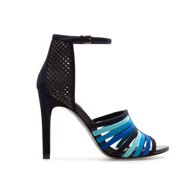 Sandalias tiras multicolor