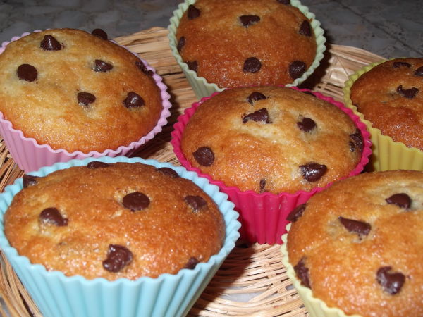 Magdalenas con chocolate 1