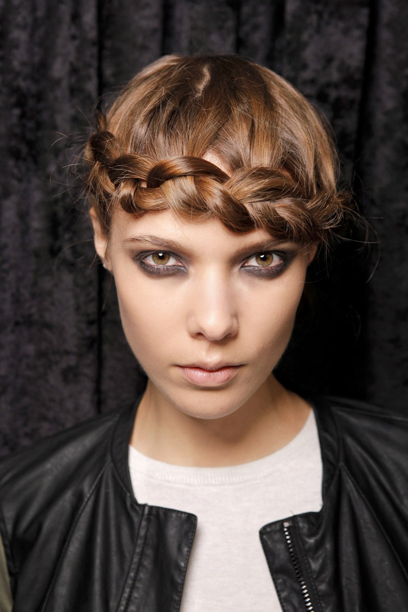 peinado con trenza