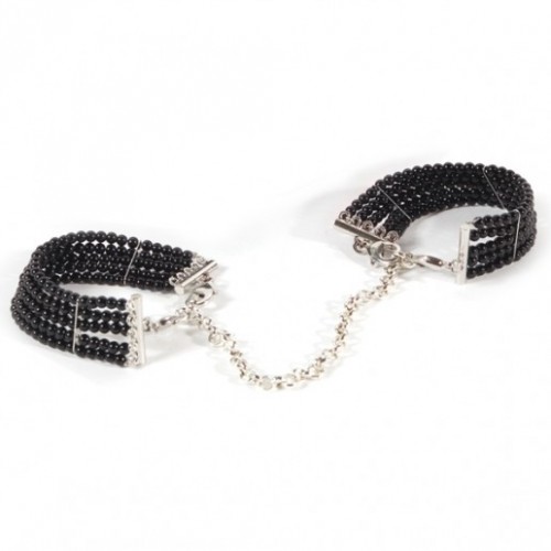 Esposas de perlas negras Bijoux Indiscrets Esposas de perlas negras Bijoux Indiscrets