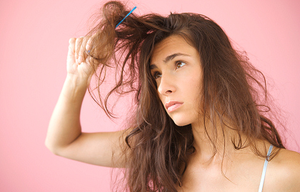 damaged hair