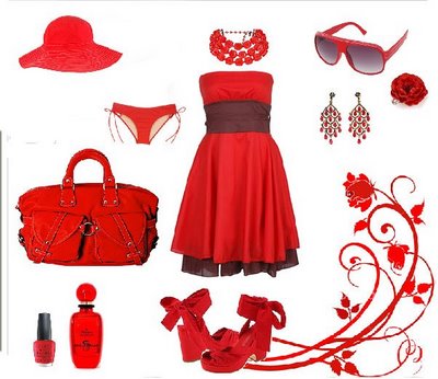 ropa roja
