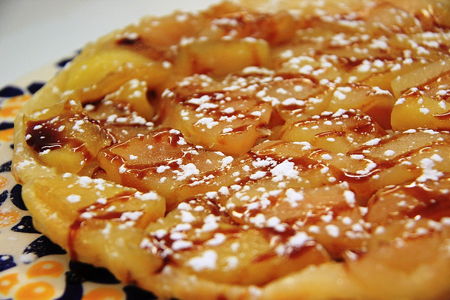 Manzana caramelizada