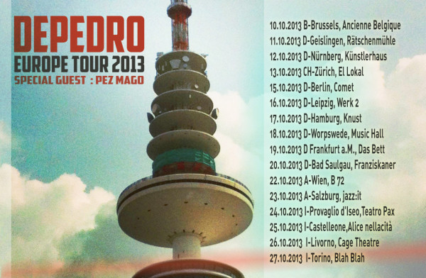 Depedro Europe Tour 2013