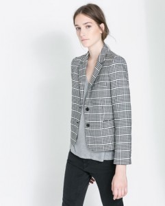 Blazer básica de Zara gris