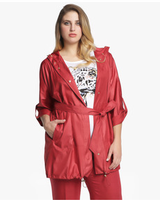 Parkas rojas Parkas primavera talla grande