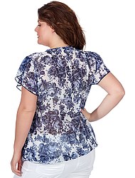 Blusas estampadas talla grande