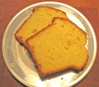 Plum Cake de naranja confitada