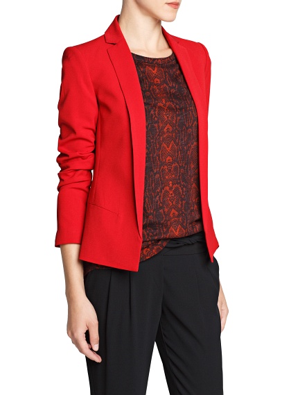 Blazer roja de verano